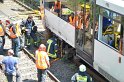 Unfall zwischen zwei KVB Bahnen Koeln Hoehenhaus Im Weidenbruch P309
